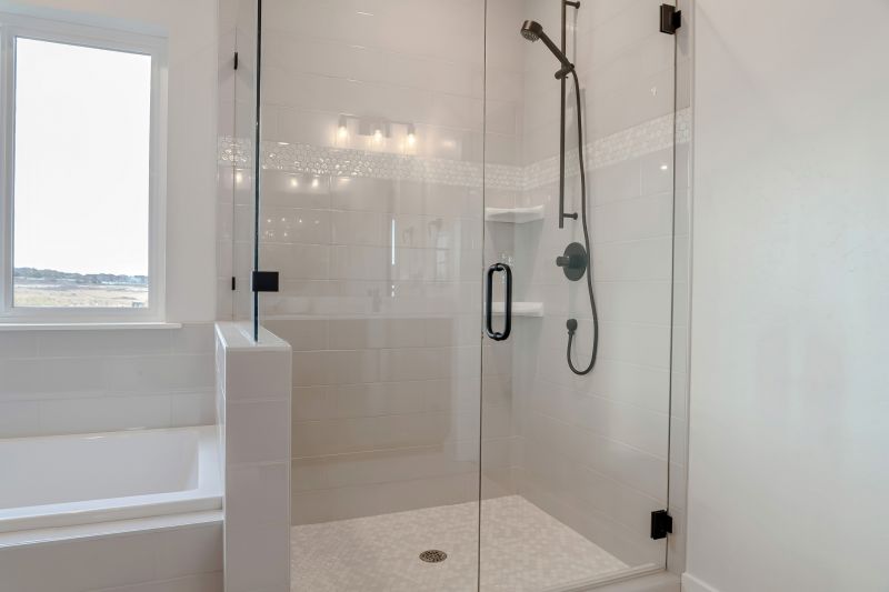 Small Bathroom Shower with Glass Enclosure